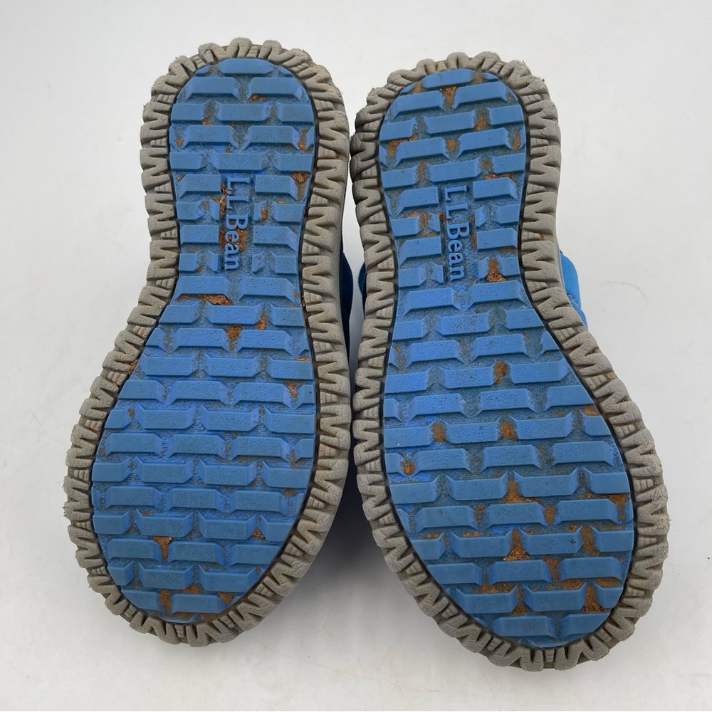 LL Bean Unisex Kids Blue Mule Slippers Sandals - Size 10/11 - Picture 8 of 11